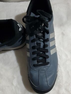 adidas Gray and White Tennis Shoes